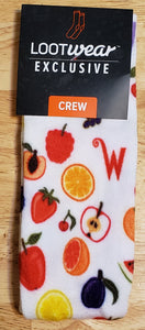 Willy Wonka & The Chocolate Factory "Wallpaper" Socks - Loot Wear Crate Exclusive