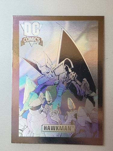 1992 HAWKMAN DCH6 Impel DC Comics Cosmic Hologram Trading Card Series 1