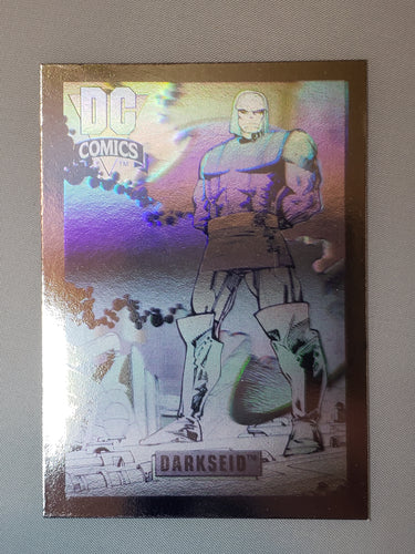 1992 DARKSEID DCH2 Impel DC Comics Cosmic Hologram Trading Card Series 1