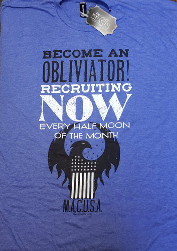 Fantastic Beasts (Harry Potter) OBLIVIATOR, XXL T Shirt, Loot Crate Limited Edition Exclusive 