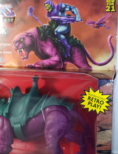 Load image into Gallery viewer, PANTHOR (Realistic Fur/Flocked) - Masters of the Universe RETRO PLAY Collector&#39;s Edition - (2021 MOTU) Skeletor&#39;s faithful companion 