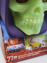 Load image into Gallery viewer, Mega Construx &quot;Masters of the Universe&quot; Skeletor Head w/ Fisto Cliff Climber. Building Block Toy, 77 Pieces MOTU