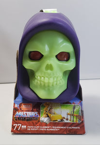 Mega Construx "Masters of the Universe" Skeletor Head w/ Fisto Cliff Climber. Building Block Toy, 77 Pieces MOTU