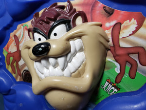 TAZmanian Devil 1996, Looney Tunes 3D Lunchbox with Thermos. By Warner Brothers, Plastic, used, as is. 