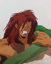 Load image into Gallery viewer, STREET FIGHTER: The Animated Series (Blanka vs Jungle Boy) Hand Painted Animation Cel with Certificate of Authenticity from BAM! &amp; Animation Legends 