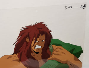 STREET FIGHTER: The Animated Series (Blanka vs Jungle Boy) Hand Painted Animation Cel with Certificate of Authenticity from BAM! & Animation Legends 