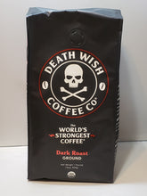 Load image into Gallery viewer, Death Wish Coffee - 1 lb. Ground or Whole Bean High Caffeine Coffee - World&#39;s Strongest Coffee