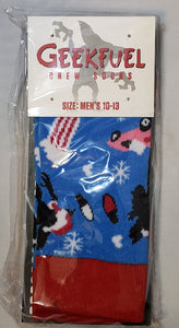 GREMLINS "Don't Feed After Midnight" Sz 10-13 Crew Socks - Geek Fuel Exclusive