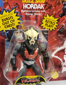 "BUZZ SAW" HORDAK Ruthless Leader with Blaster Blade- Masters of the Universe RETRO PLAY (2021 MOTU) Deluxe Set Action Figure