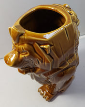 Load image into Gallery viewer, Mondo Tee-Kis Ceramic Tiki Mug &quot;Lion King&quot; SCAR, Tan/Brown PRIDELANDS Variant Disney