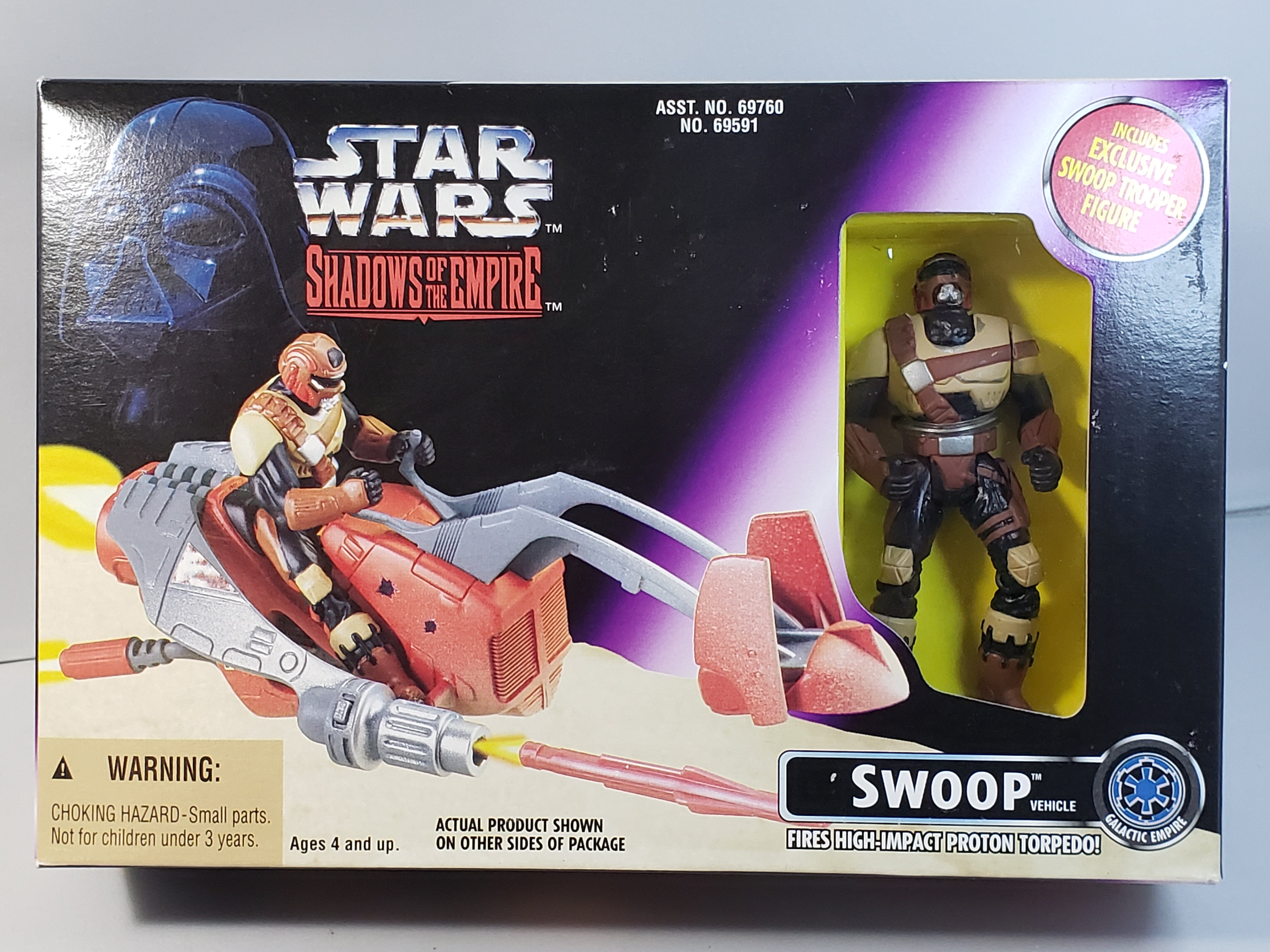 STAR WARS Shadows of the Empire - Swoop Vehicle w Trooper Figure