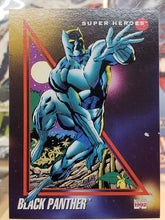 Load image into Gallery viewer, 1992 Impel MARVEL Comics Trading Card - Super Heroes - #23 BLACK PANTHER VF