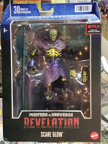 SCARE GLOW - Masters of the Universe: Revelation MASTERVERSE (Series 3 MOTU) Action Figure. 30 points of Articulation