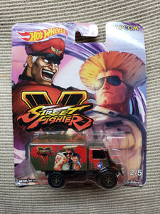 Hot Wheels Capcom "Street Fighter" '88 Mercedes Unimog 2 of 5, Real Riders, Metal GUILE