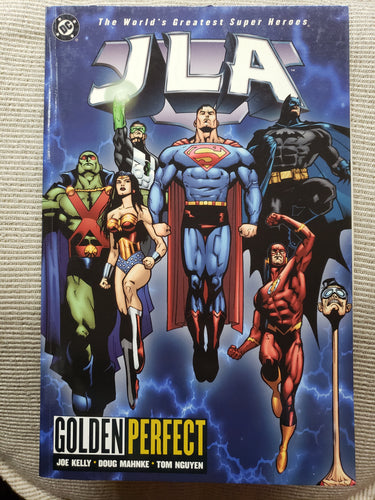 Justice League of America: GOLDEN PERFECT, DC Comics, JLA Trade Paperback VG/VF