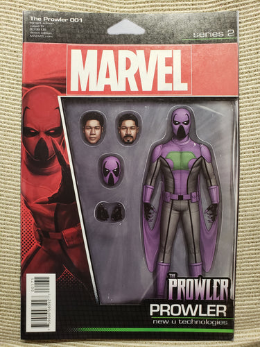 PROWLER #1 ACTION FIGURE Variant Cover 2016 VG/VF MARVEL Comics