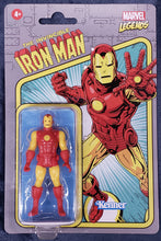 Load image into Gallery viewer, THE INVINCIBLE IRON MAN &quot;MARVEL LEGENDS&quot; Kenner Retro 3.75&quot; Action Figure (Hasbro)