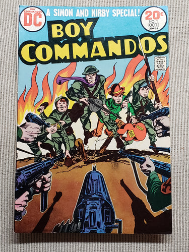 Boy Commandos #1 (DC 1973) reprints 1942 Jack Kirby Joe Simon VG/FN