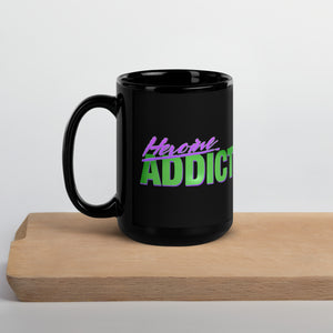 Heroine Addict (SHE HULK inspired, Full Tone Design) 15 oz Black Glossy Mug