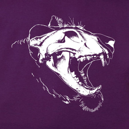Lion Skull (X-Ray) Large Cat T Shirt