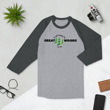 Load image into Gallery viewer, &quot;It Will Always Be Great Woods To Me&quot; 3/4 Sleeve Unisex Raglan Shirt