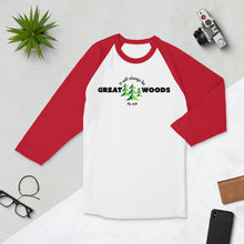 Load image into Gallery viewer, &quot;It Will Always Be Great Woods To Me&quot; 3/4 Sleeve Unisex Raglan Shirt