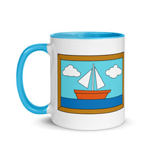 Load image into Gallery viewer, The Simpsons&quot;Living Room Painting&quot; Inspired Mug with Color Inside
