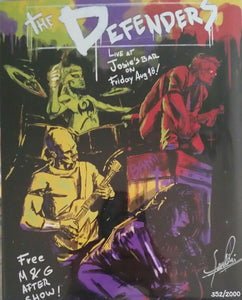 "Getting the Band Back Together" The DEFENDERS 8" x 10" Art Print by Nadinne Neira, signed of/2000 Bam! Box Exclusive