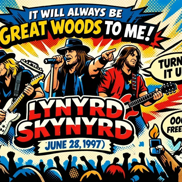 Lynyrd Skynyrd concert memory at Great Woods