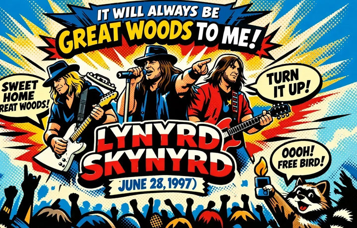 Lynyrd Skynyrd concert memory at Great Woods