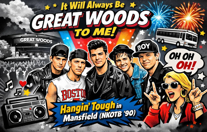 New Kids on the Block concert memory at Great Woods in Mansfield