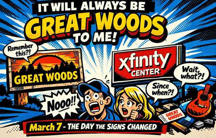 The day the Great Woods signs changed in Mansfield Massachusetts