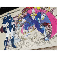 Load image into Gallery viewer, Marvel Action Hour Fantastic 4 &amp; Iron Man Sketchbook Preview with Cels, 1994