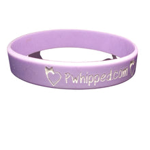 Load image into Gallery viewer, Light Purple &quot;This Hand Is For Petting Cats&quot; Silicone Bracelet, Rubber Wristband
