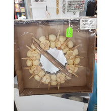 Load image into Gallery viewer, Handmade 12" Indoor Or Outdoor Seashell &amp; Beach Sand Centerpiece/Wall Hanging.