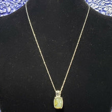 Load image into Gallery viewer, Malagasy Labradorite 11.25 ctw Pendant in Stainless Steel Necklace with...