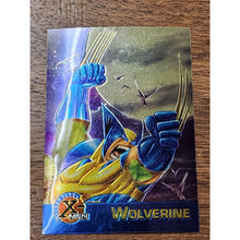 Load image into Gallery viewer, Collectible Marvel Fleer Ultra 1995 X-Men Wolverine All Chromium Trading Card VG