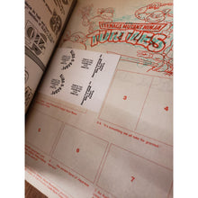 Load image into Gallery viewer, Vintage 1989 TMNT Teenage Mutant Ninja Turtles Sticker Activity Album Book, New