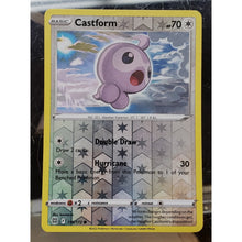 Load image into Gallery viewer, Pokemon Brilliant Stars Castform 116/172 Reverse Holo LP Card