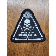 Load image into Gallery viewer, Death Wish Coffee Company Society of Strong Coffee All Seeing Eye Patch Badge