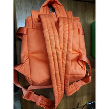 Load image into Gallery viewer, Vera Bradley Women's Cotton Utility Mini Backpack Purse Orange Bell Pepper