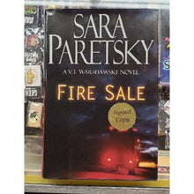Load image into Gallery viewer, Fire Sale V.I. Warshawski by Sara Paretsky Signed 1st Edition Hardcover