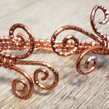 Load image into Gallery viewer, Hand Woven, Nickel Free Copper Wrapped Bracelet