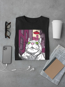 Believe Cat T-shirt -SmartPrintsInk Designs