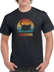 Chonk Cat T-shirt -SmartPrintsInk Designs