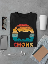 Load image into Gallery viewer, Chonk Cat T-shirt -SmartPrintsInk Designs