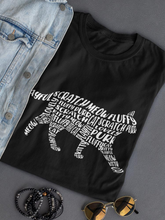 Load image into Gallery viewer, Cat Traits T-shirt -SmartPrintsInk Designs