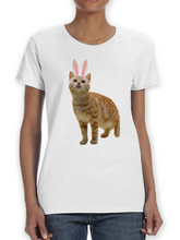 Load image into Gallery viewer, Bunny Cat T-shirt -SPIdeals Designs