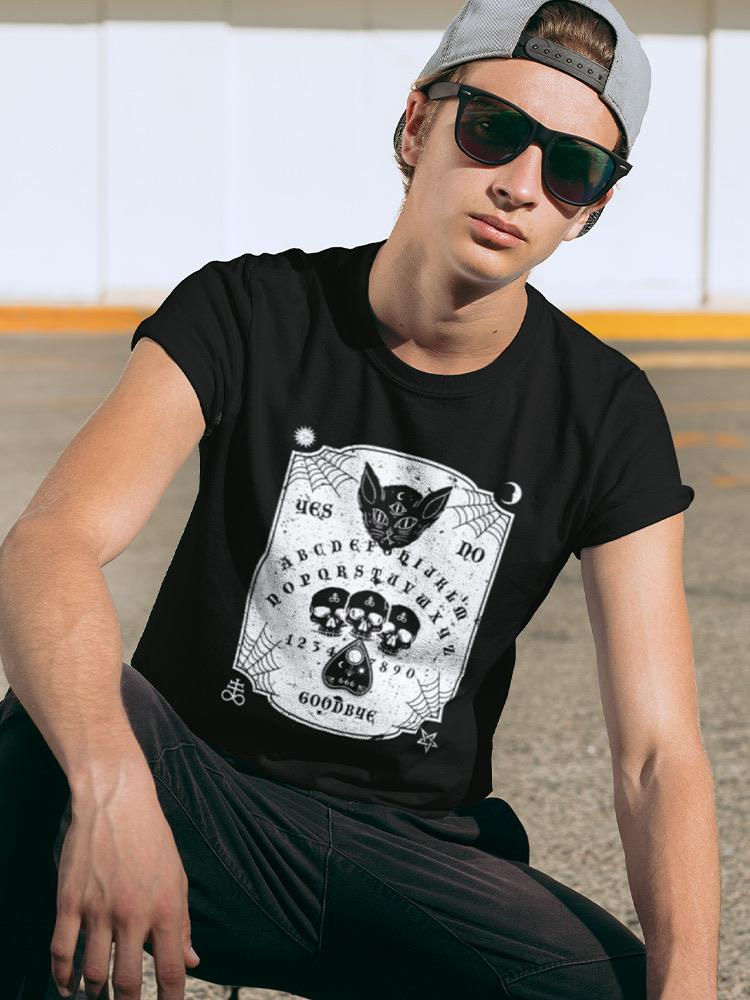 Cat Ouija Board T-shirt -SmartPrintsInk Designs