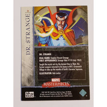 Load image into Gallery viewer, SKY BOX / UPPER DECK MARVEL MASTERPIECES 2007, BASE CARD #25 DR. STRANGE